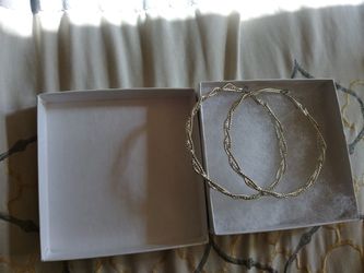 Silver hoop