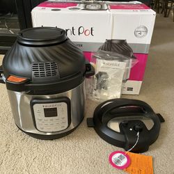 Instant Pot Duo Crisp Pressure Cooker 11 in 1, 8 Qt with Air Fryer, Roast, Bake, Dehydrate and More