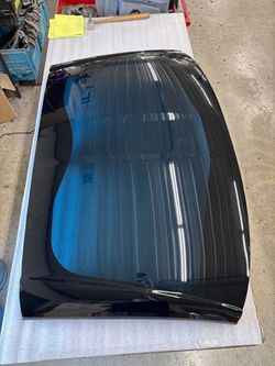 05-13 C6 Blue Smoked Transparent Corvette Roof Panel