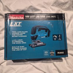 Brand New Unopened Box Makita Jigsaw 18v LXT XVJ03Z