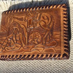 Hand Tooled Leather Billfold 