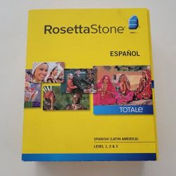 Rosetta Stone - Español Spanish (Latin America) Level 1, 2 & 3! Brand New, Unopened! Language Learning Computer Program!