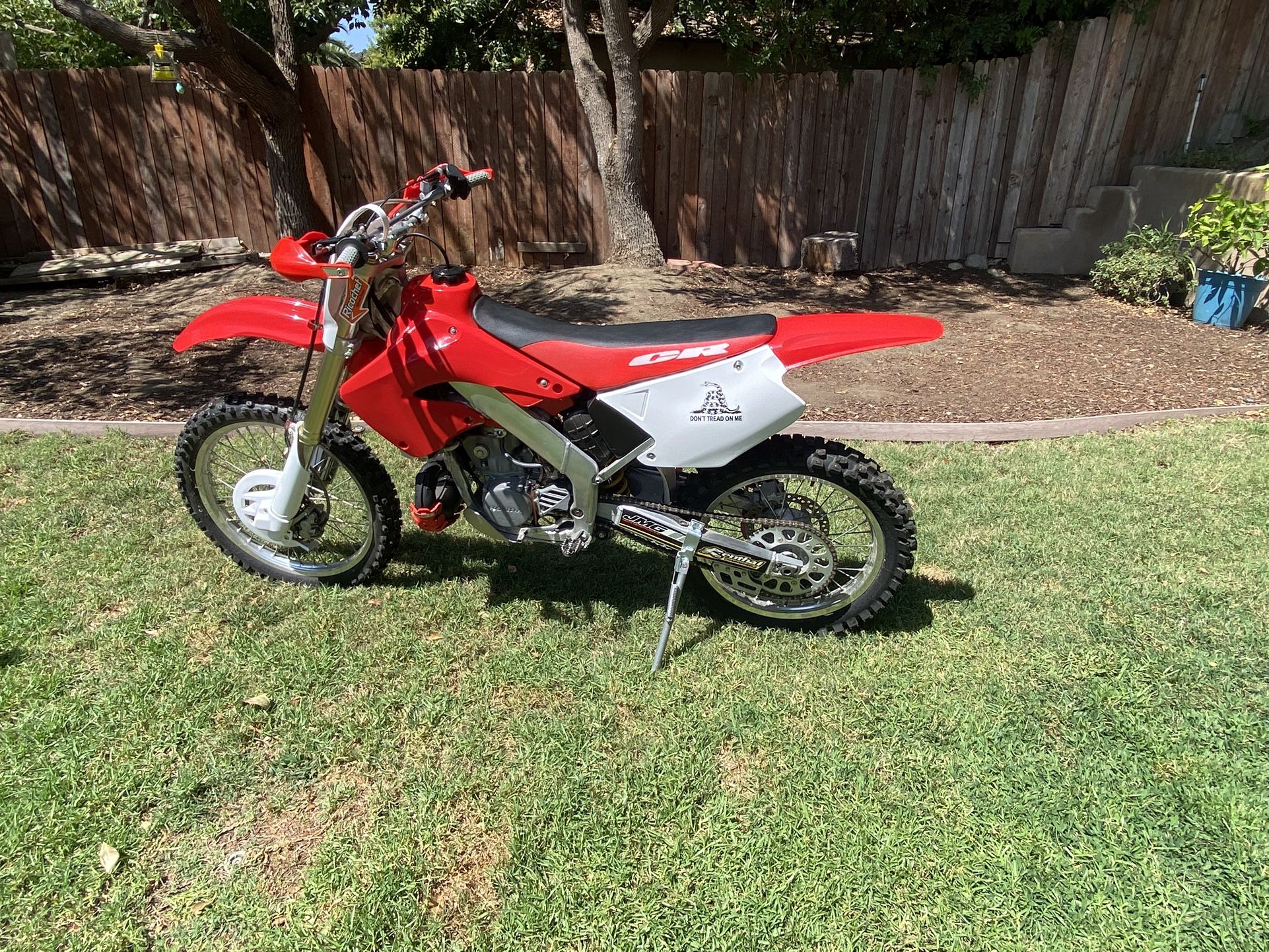 2001 and 2022 Honda and Kawasaki CR and KLX