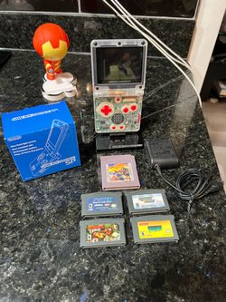 Gameboy Advance SP (modded) with GAMES!!