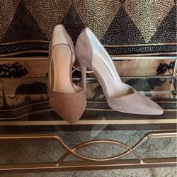 Suede High Heels