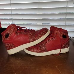 Jordan  1 high red elephant 