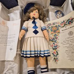 20-inch Lenci "Susanna" doll. Italian felt doll with Certificate.