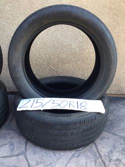 215. 50 R 18 2 Tires