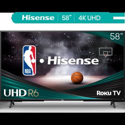 58" 4K UHD Hisense Roku TV