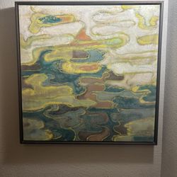 40” Abstract Art
