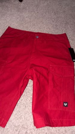 True religion cargo shorts