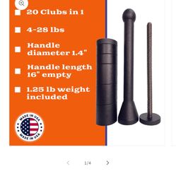 Clubbell - Adex Wildman Adjustable Clubbell