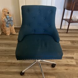From Wayfair- Blue Rolling Chair