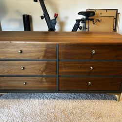 Refurbished MCM Dresser And Chest Of Drawers