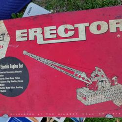 FREE VINTAGE PARTIAL Gilbert No. 10051 ERECTOR SET