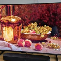 55" HISENSE U8 MINI-ULED 4K UHD TV  + BRAND NEW SANUS FULL MOTION WALL MOUNT  + BRAND NEW BLUETOOTH SPEAKERS 