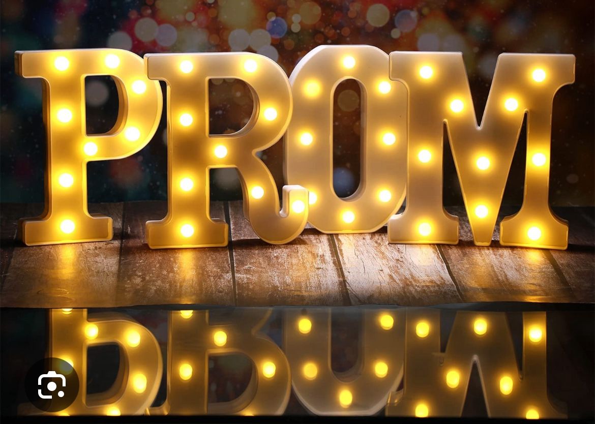 Prom Light Up Letters New In Box