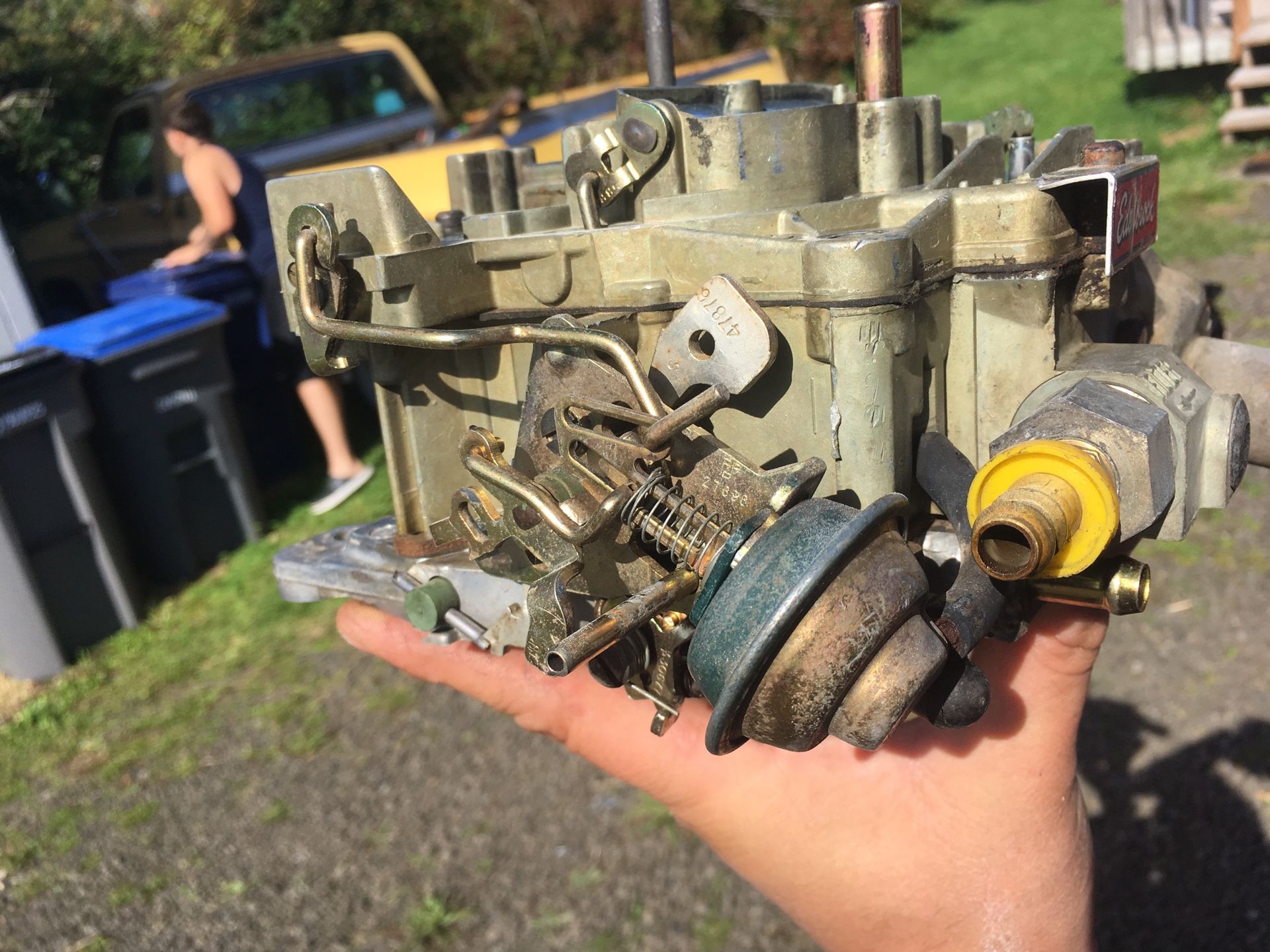 Edelbrock 1901 quadrajet Rochester 4bbl 750 cfm carb for Sale in Port