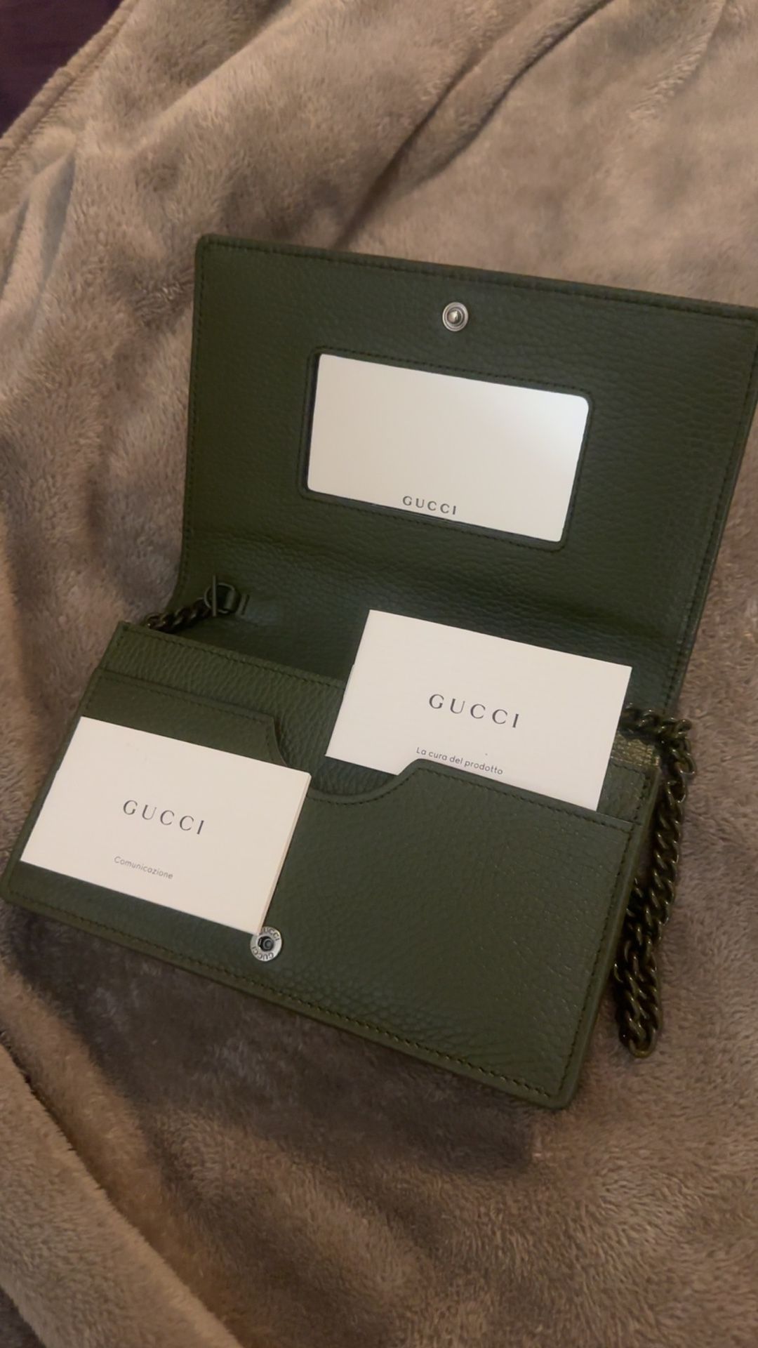 Authentic Army Green Gucci Crossbody