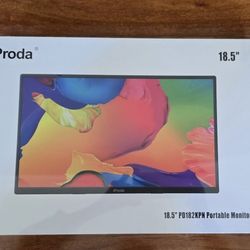 NEW SEALED 120hz Portable Monitor FHD 1080P 18.5" Laptop Monitor Extender