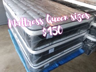 🛏️Mattress Pillow top 🔝
☑️Queen $150
☑️Full $130
☑️Twin $120
☑️King $260
☑️Cal King $260
🚚Delivery Fee $20