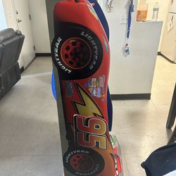 Disney Pixar Cars Lightning McQueen toddler bed frame. Good condition with normal wear. Perfect for a Cars fan. Mattress not included.