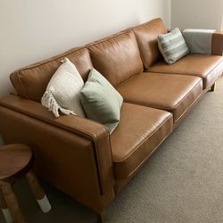 Albany Park Vegan Leather Couch