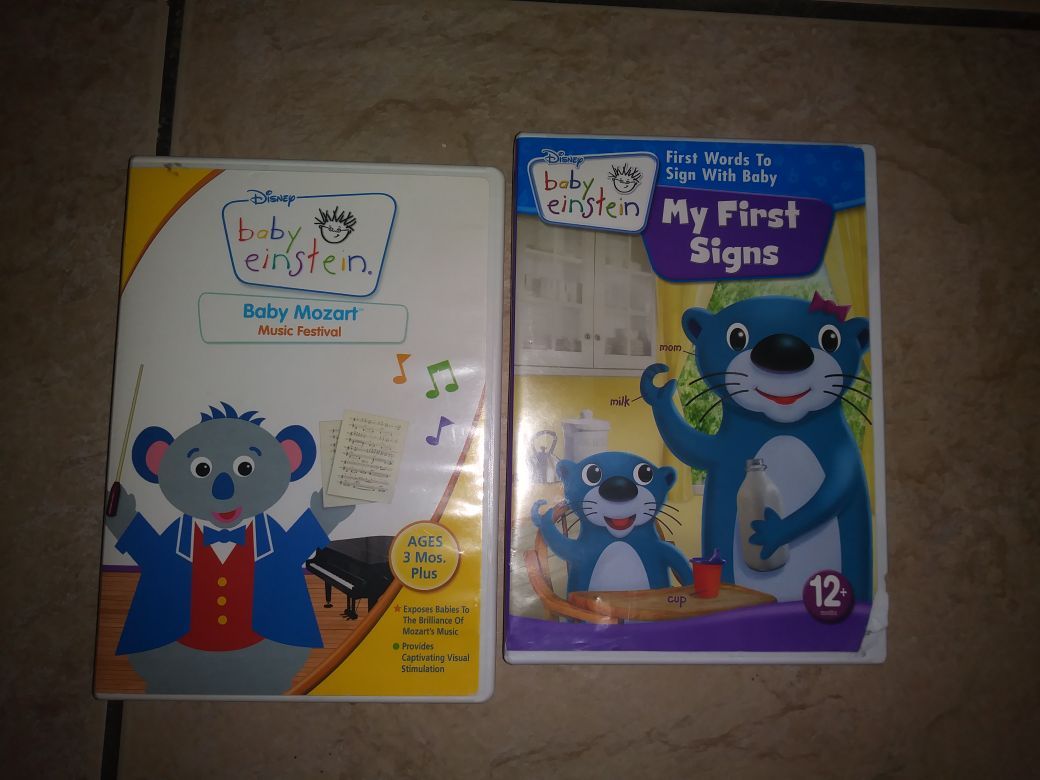 2 Baby Einstein DVDs
