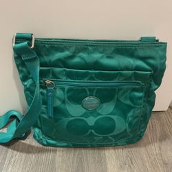 Coach Crossbody Green