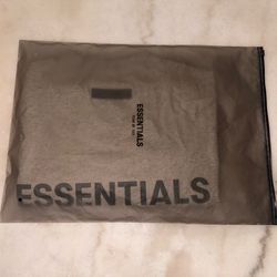 Fear of God Essentials Tee 'Dark Oatmeal' (Large)