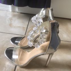 Clear High Heels