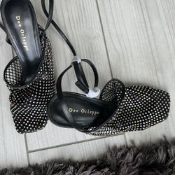 Irredescent Strappy Heels