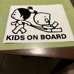 Kids On Board (Car Decal)