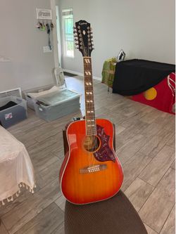 epiphone hummingbird pro 12 string