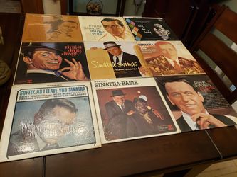 Frank Sinatra Albums set of 9 EXCELLENT CONDITION read for details