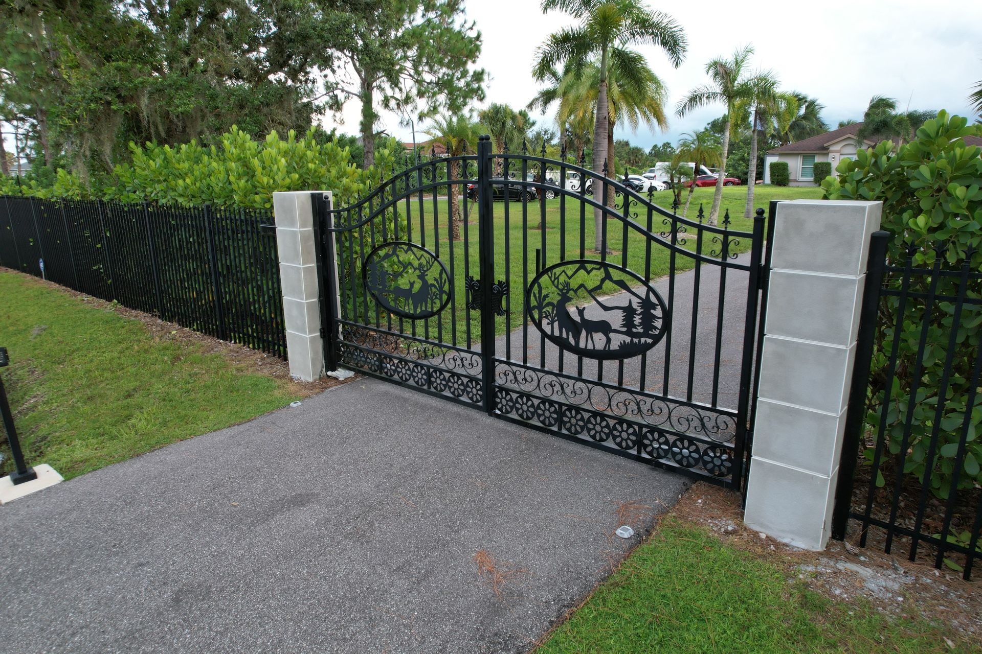 20 Foot Iron Gate