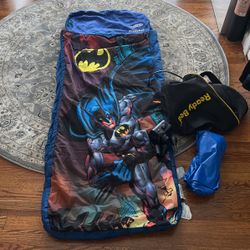 Bat  man ready bed single person RARE!!!