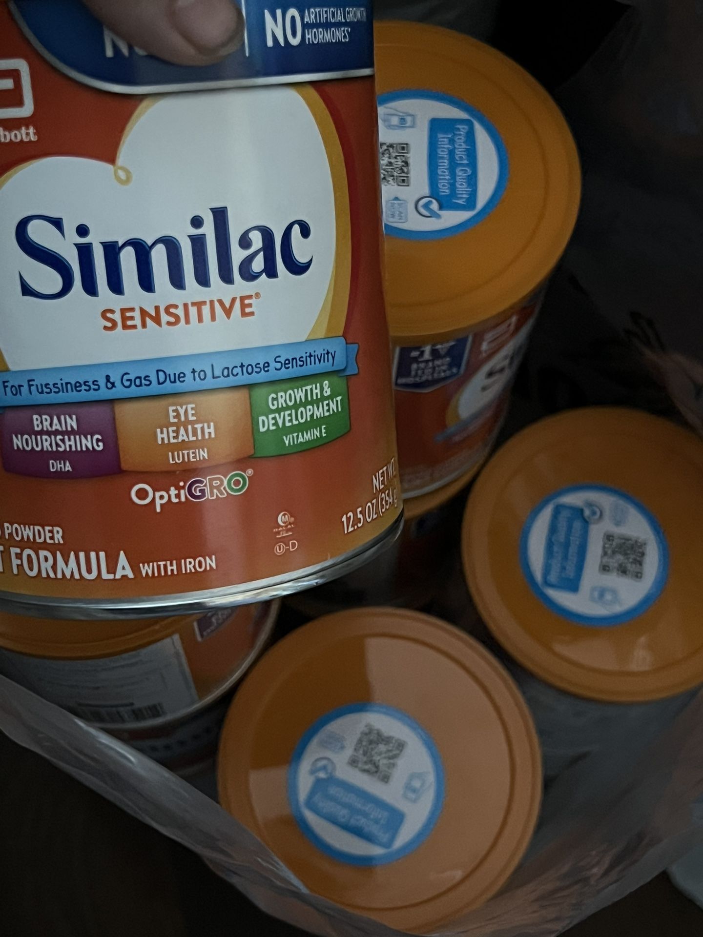 Similac 99 Cans (orange,purple,blue,yellow) READ DESCRIPTION