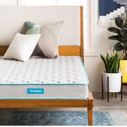 6 Inch Mattress - Firm Feel - Bonnell Spring with Foam Layer - Mattress in a Box - Youth or Kids Bed - Guest Bedroom - Durable and Breathable Support 
