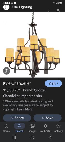 Italian Alabaster And Metal Chandler