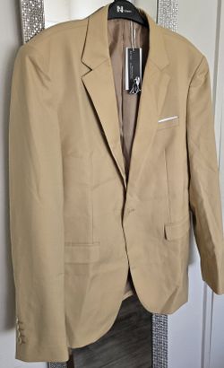 Saco De Esmoquin Casual Y Ligero Para Hombre Medida Grande Color Beige 