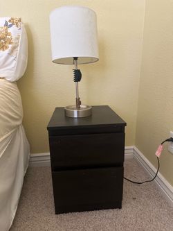 Lamp and nightstand