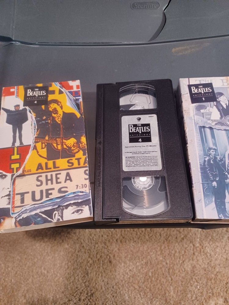 The BEATLES ANTHOLOGY VHS MOVIES #1 & #4