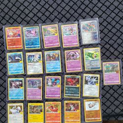 All promo Pokémon Cards. $25! EACH total $525! All or best offer. Single strike fusion strike future rapid strike evolving skies celebration stamp pro