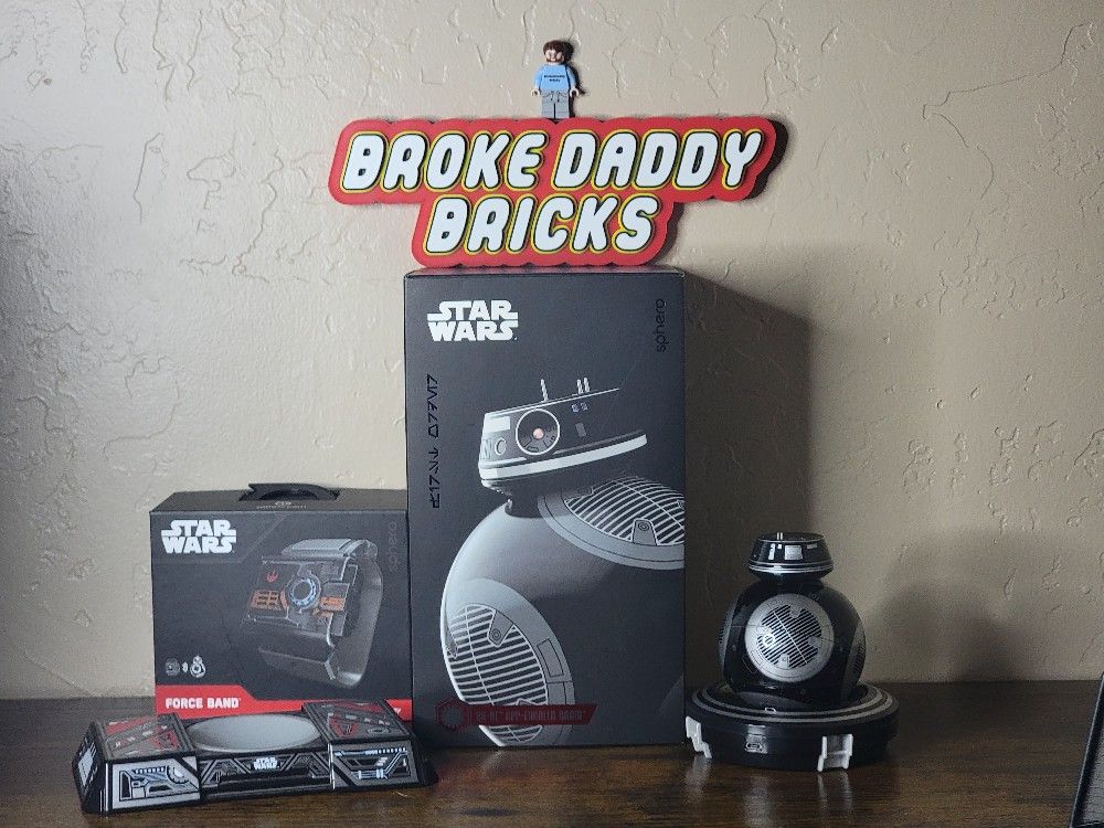 Sphero BB-9E and Force Band. Bundle Deal Star Wars R2-Q2 Exclusive. Can Purchase Separately. Extra With Purchase
