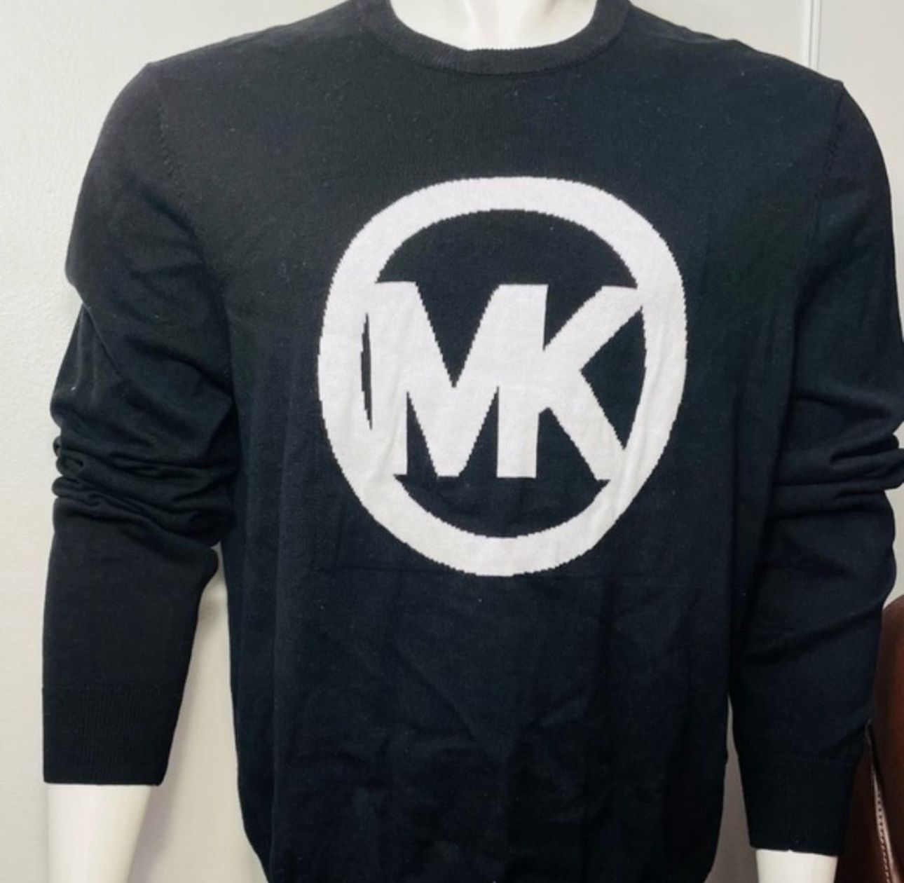 Michael Kors Logo Unisex Pullover Sweater SZ XL