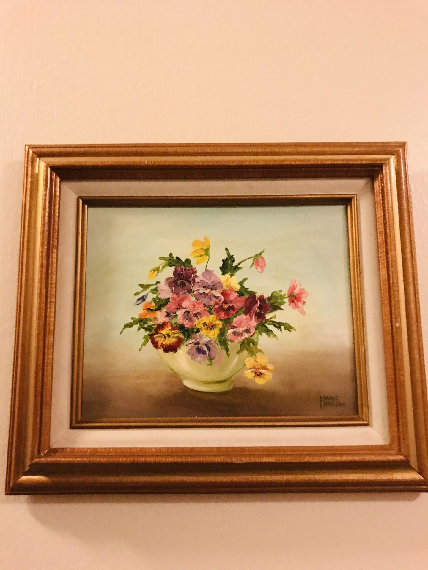 Vintage oil painting