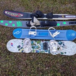 Water Skis And Surf Skis