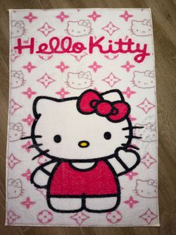 🎀 Hello Kitty Pink Accent Rug | 32” x 22” | Non-Slip Kawaii Room Décor 🎀