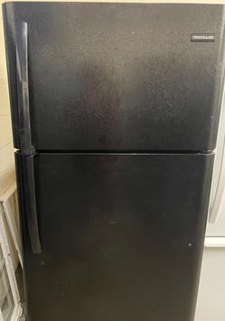 Frigidaire Top Mount Black Refrigerator Fridge
